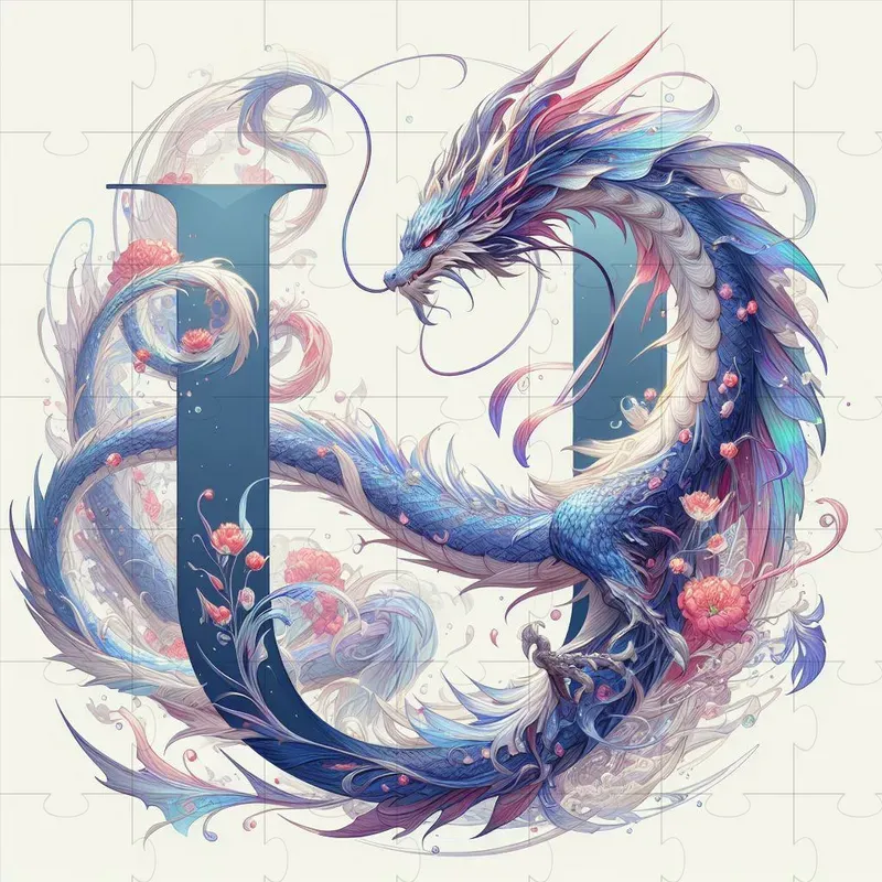 Dragon Font Letters