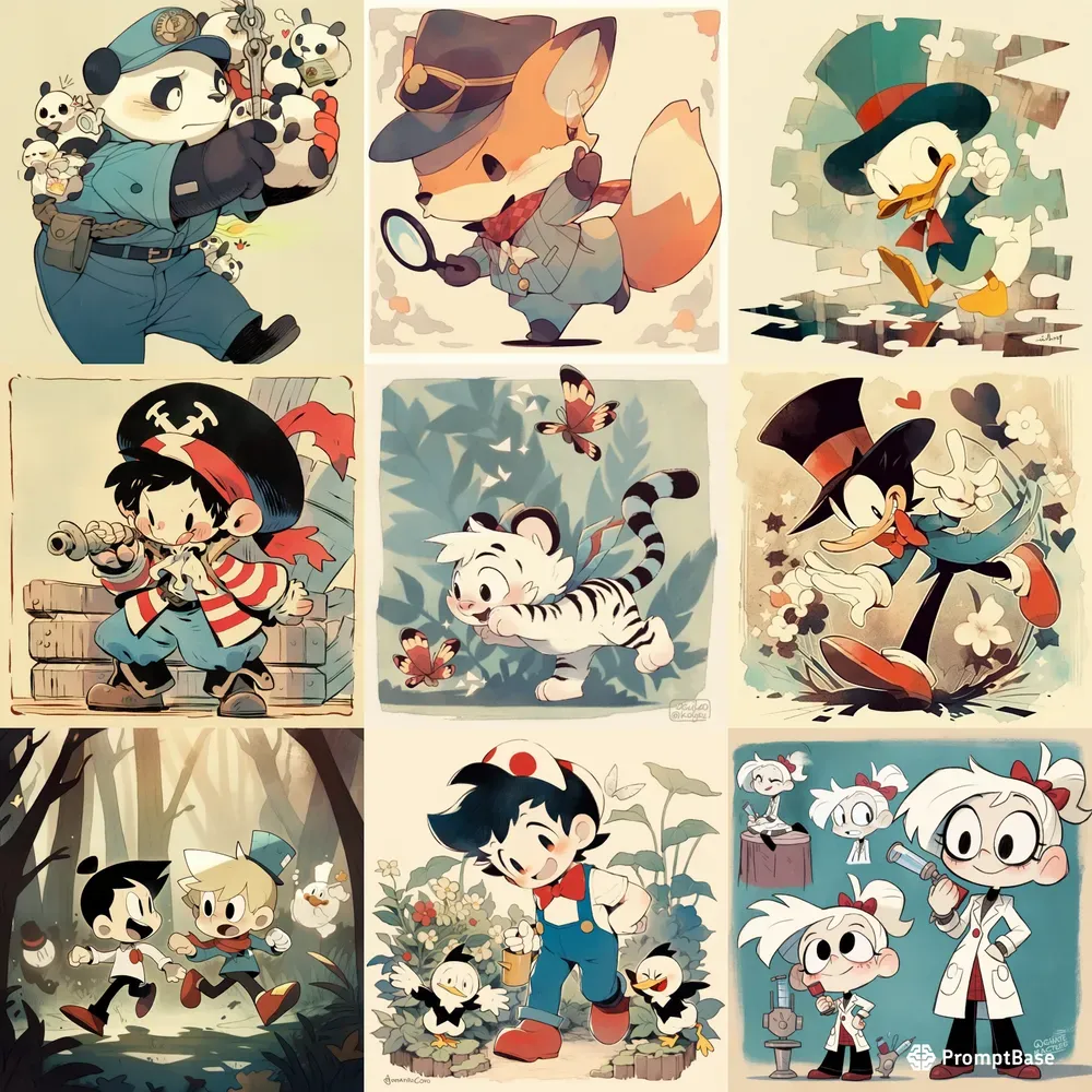 Revamped Old Mickey Mouse Style