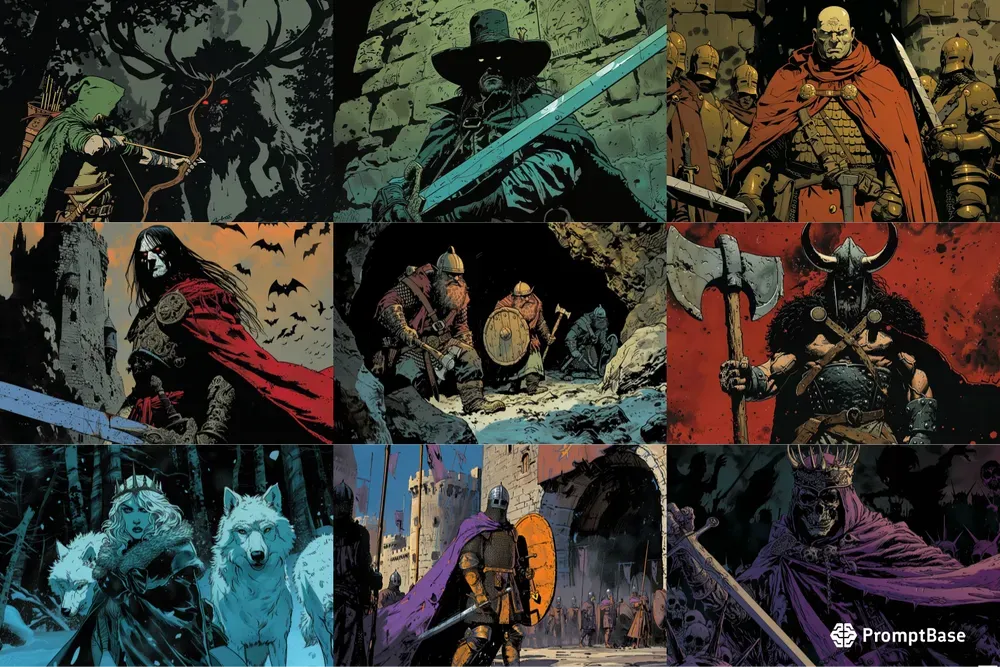Dark Fantasy RPG Scenes - Middle Ages 1