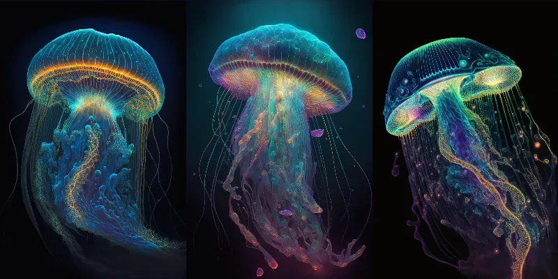 Cosmic Nebula Jellyfish generated by undefined