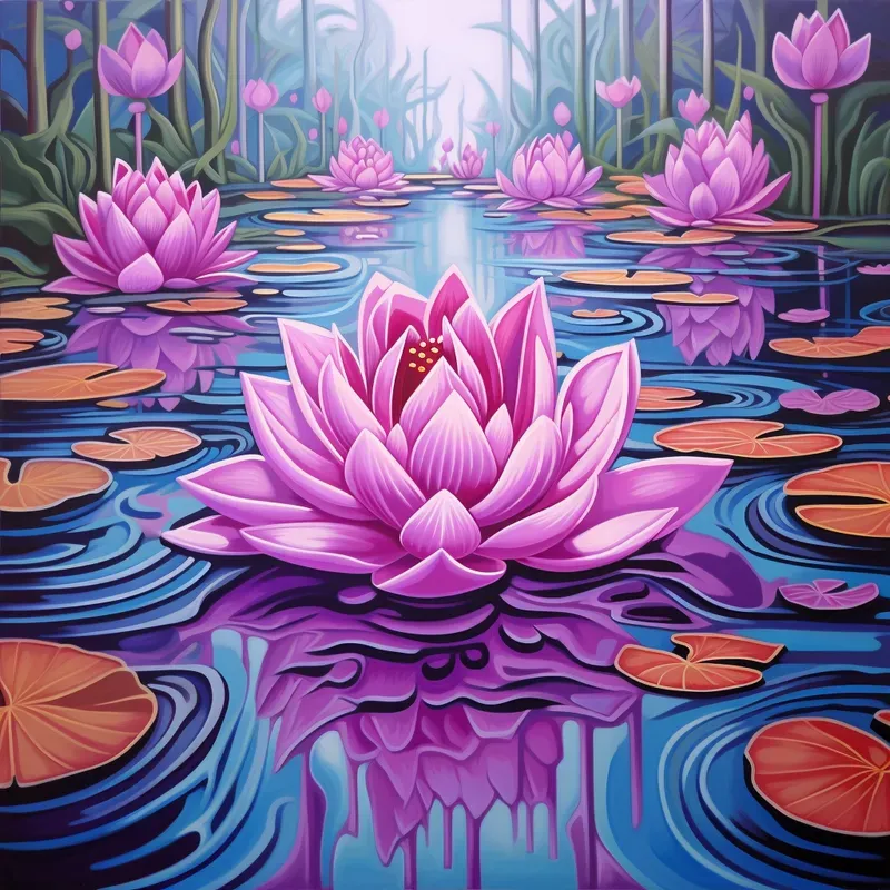 60s Retropsychedelic Paintings