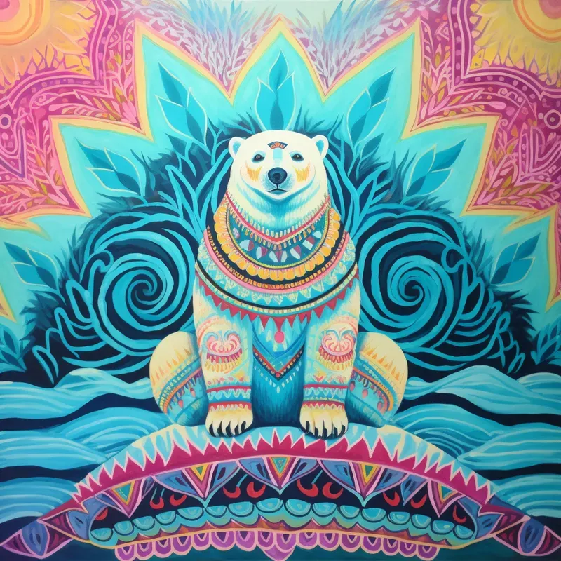 60s Retropsychedelic Paintings