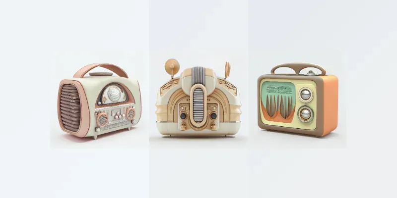 Retro Futuristic Devices generated by undefined