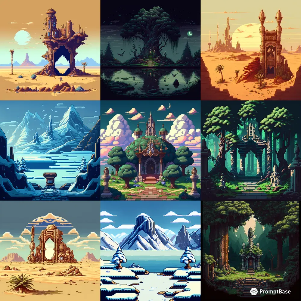 Pixel Art Backgrounds