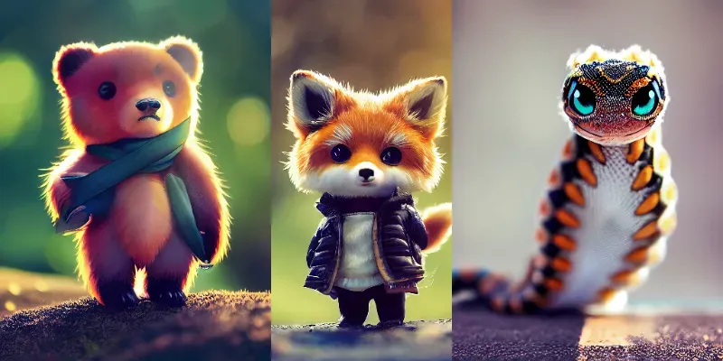 Cute Creatures generated by undefined