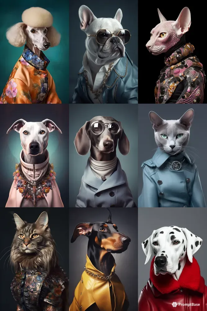 Trendy Quadrupedal Comrades