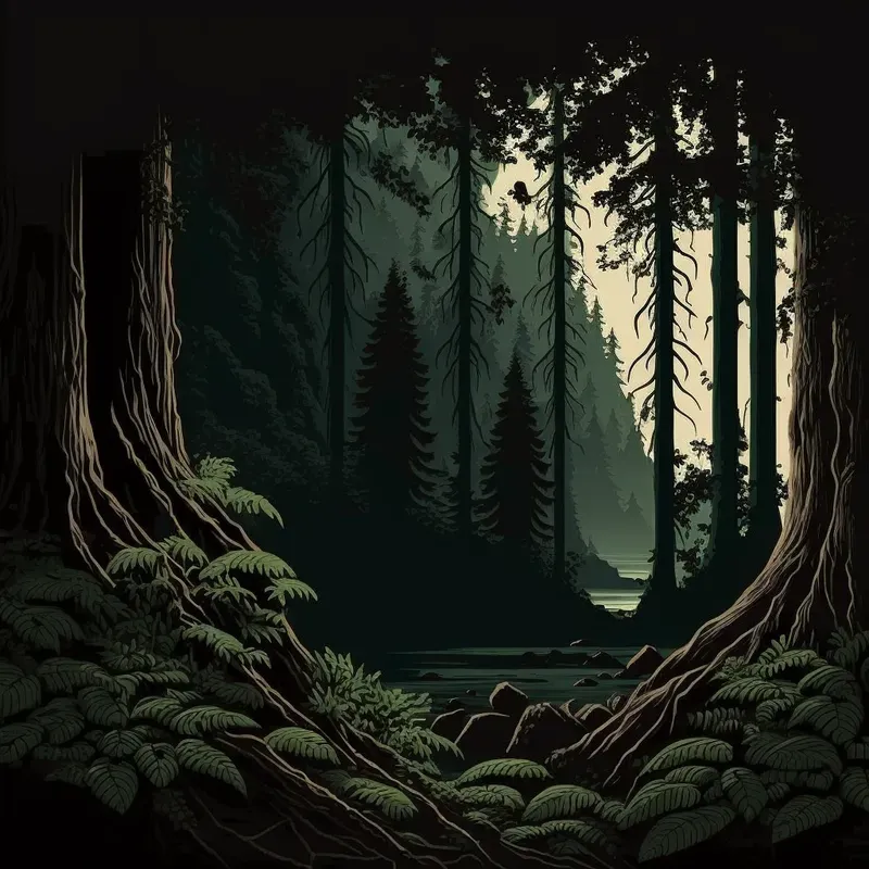 Landscapes Art Dark Colors