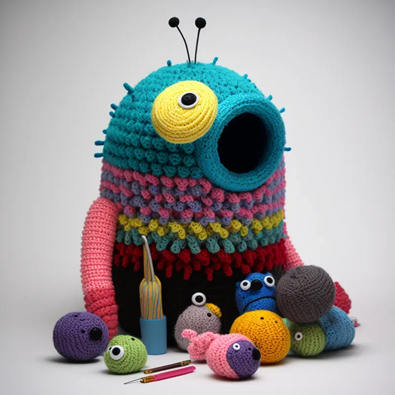 Crocheted Animal Dolls