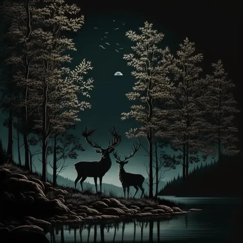 Landscapes Art Dark Colors