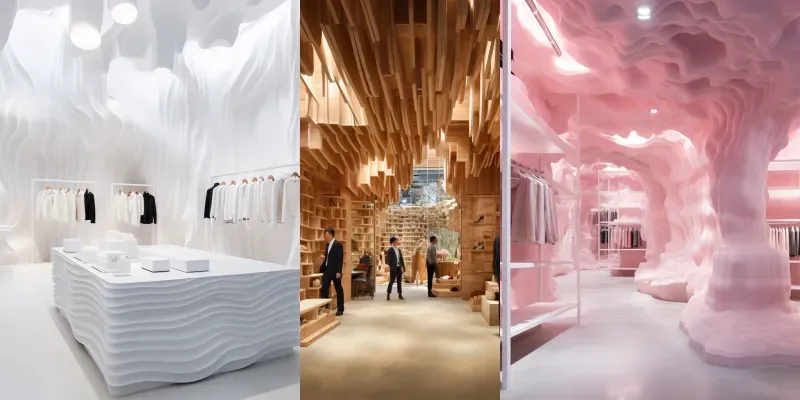Concept Retail Interiors Architecture generated by undefined