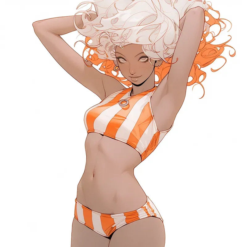 Anime Bikini Women