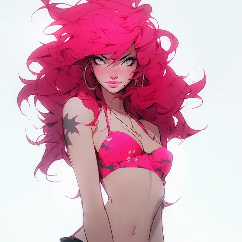 Anime Bikini Women