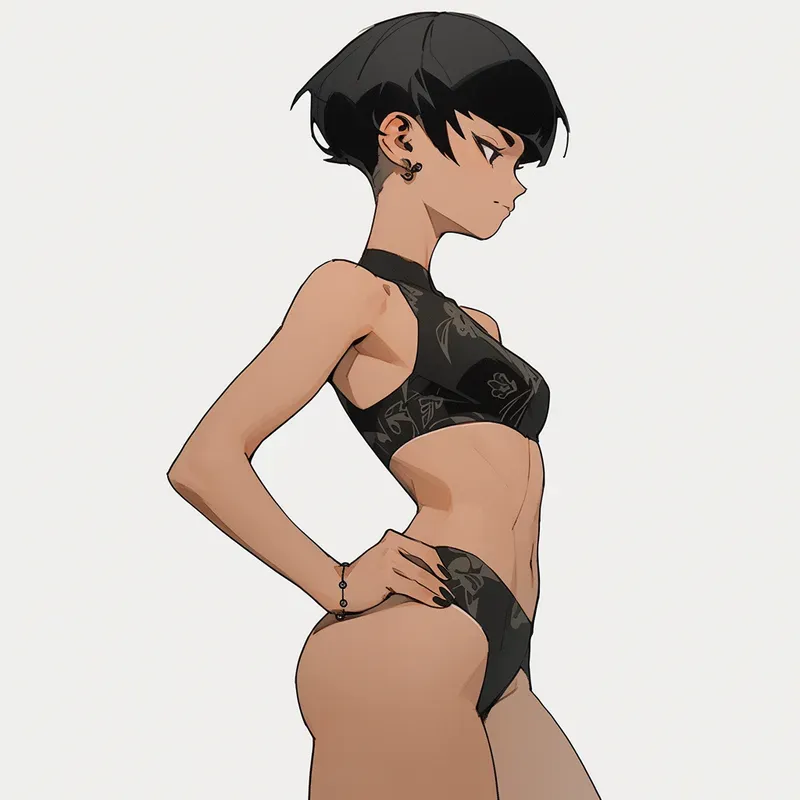 Anime Bikini Women