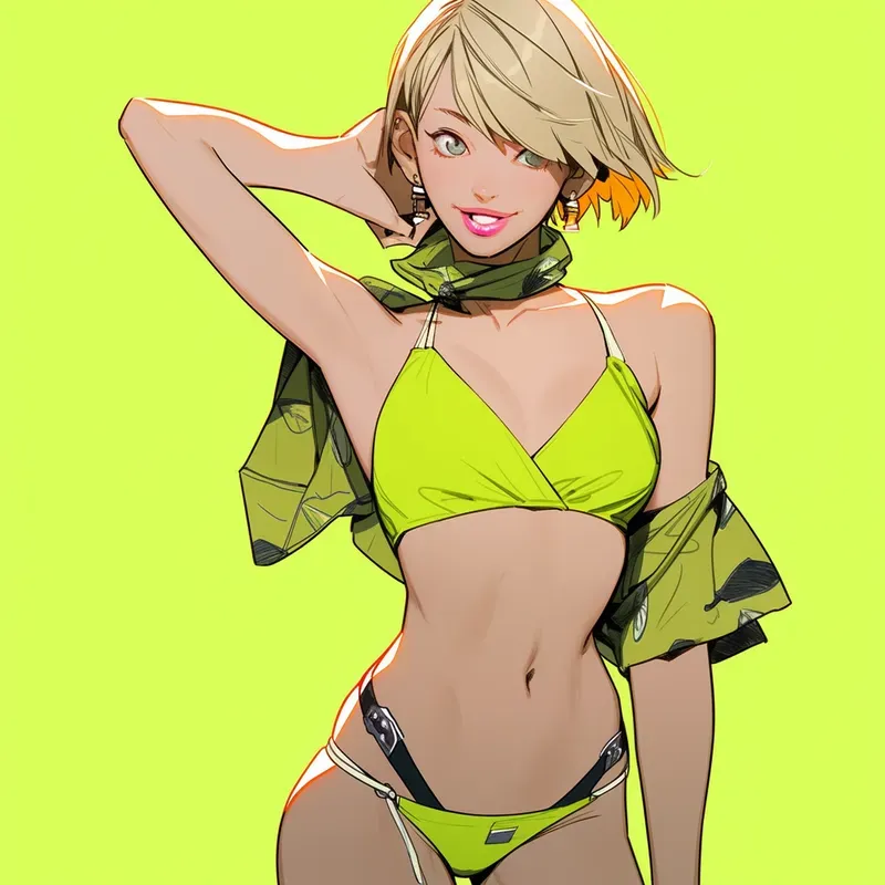 Anime Bikini Women