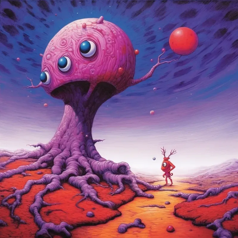 Psychedelic Alien Art