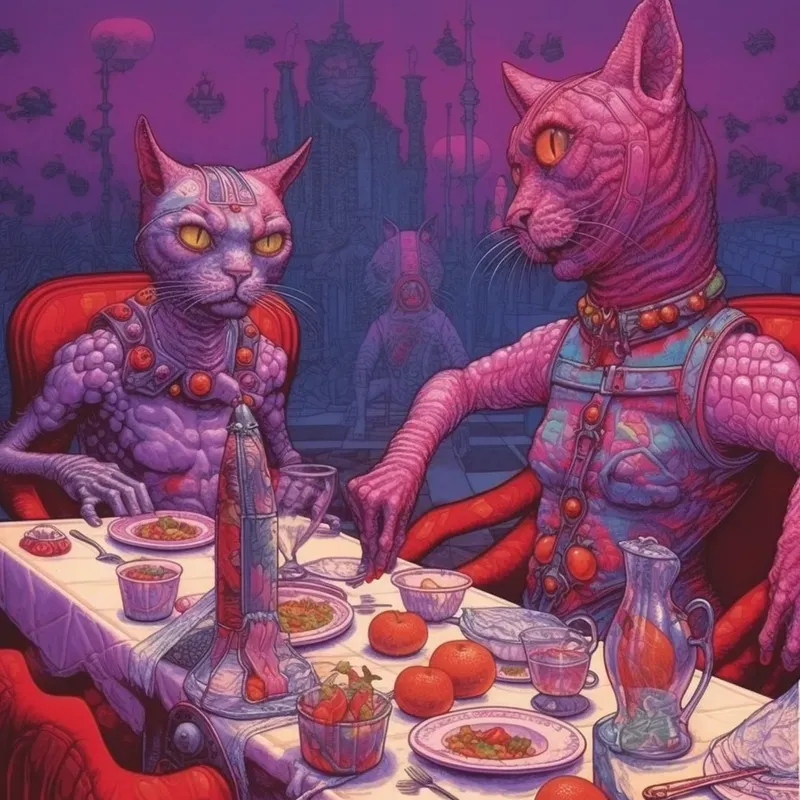 Psychedelic Alien Art