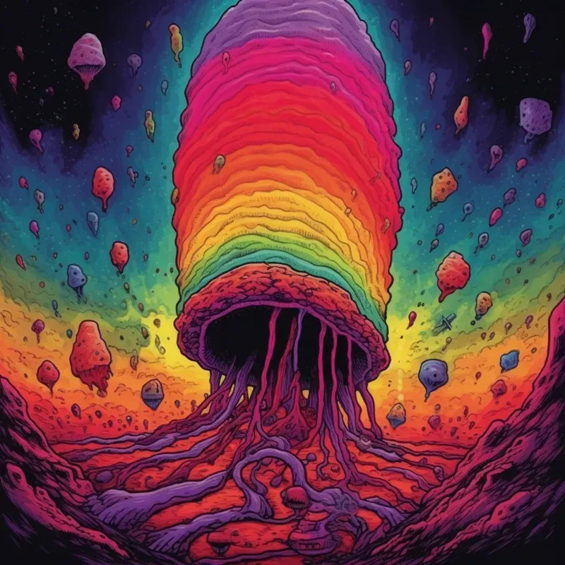 Psychedelic Alien Art