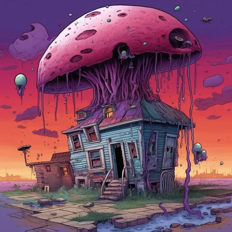 Psychedelic Alien Art