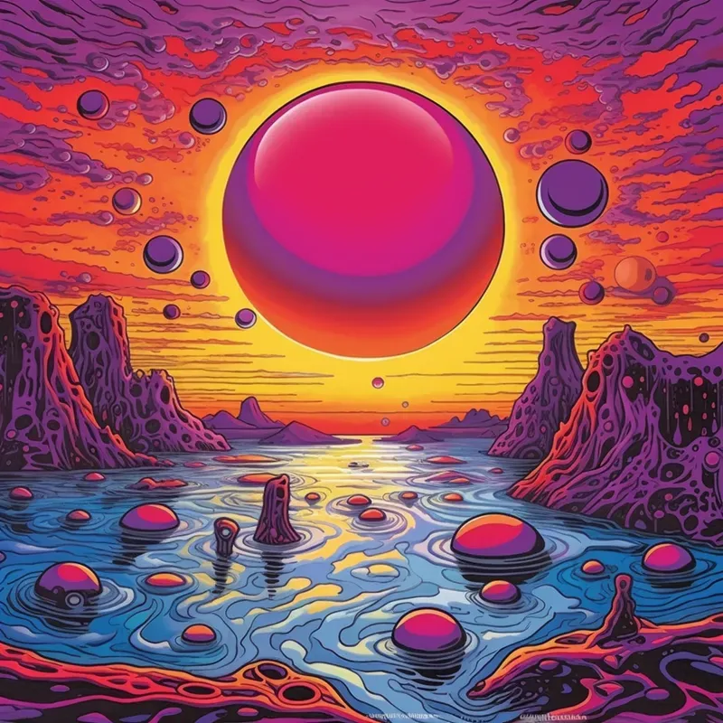 Psychedelic Alien Art