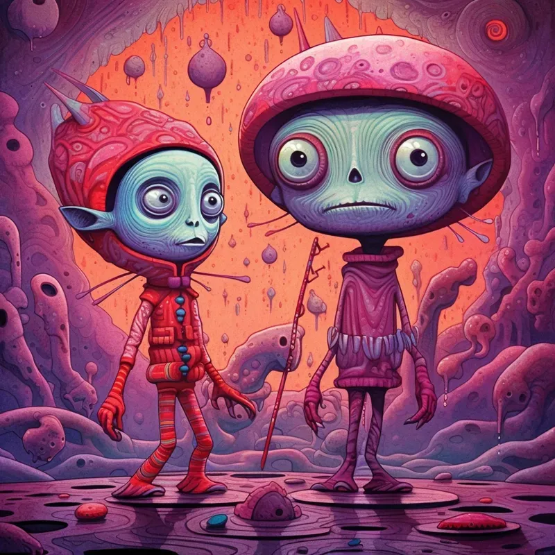 Psychedelic Alien Art