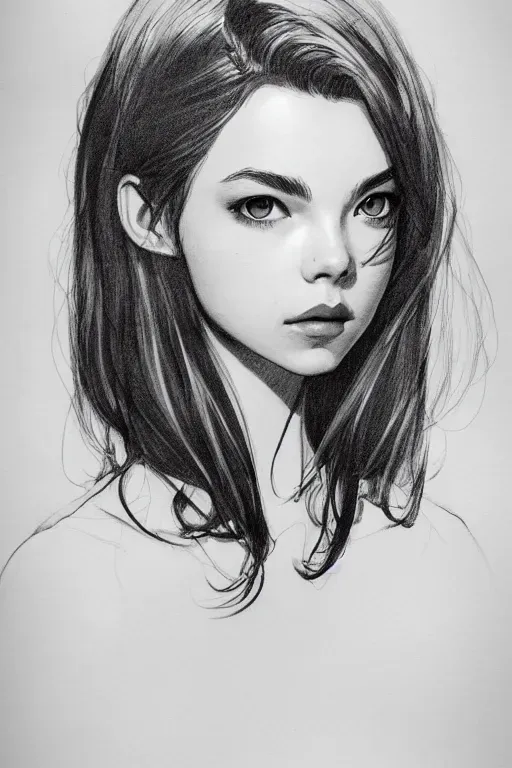 Realistic Pencil Sketch Portrait