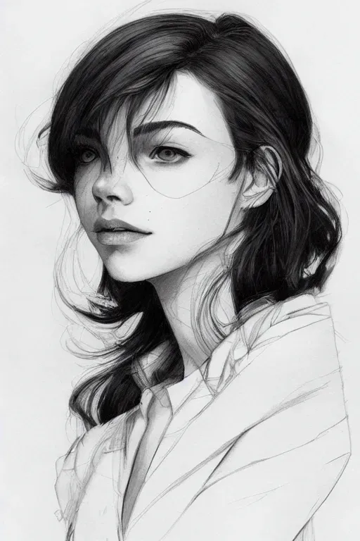 Realistic Pencil Sketch Portrait