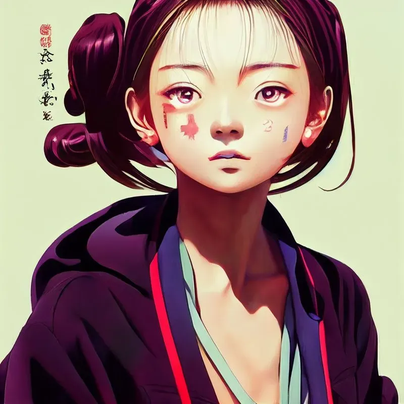 Stylized Manga Character