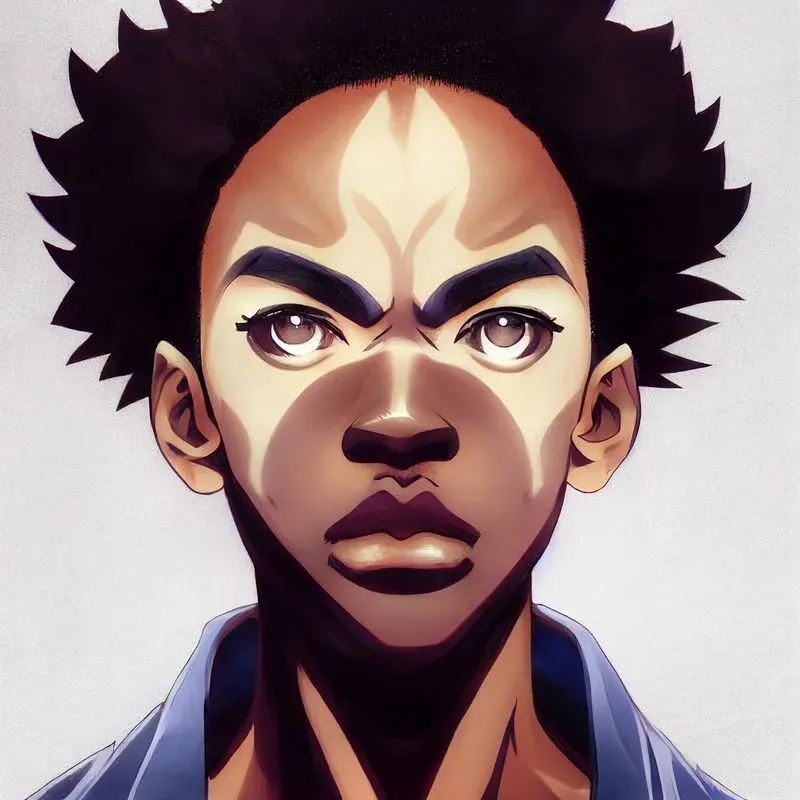 Stylized Manga Character