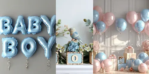 Baby Shower Or Gender Reveal Party Scenes generated by midjourney