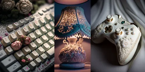 Bridal Themed Objects generated by midjourney