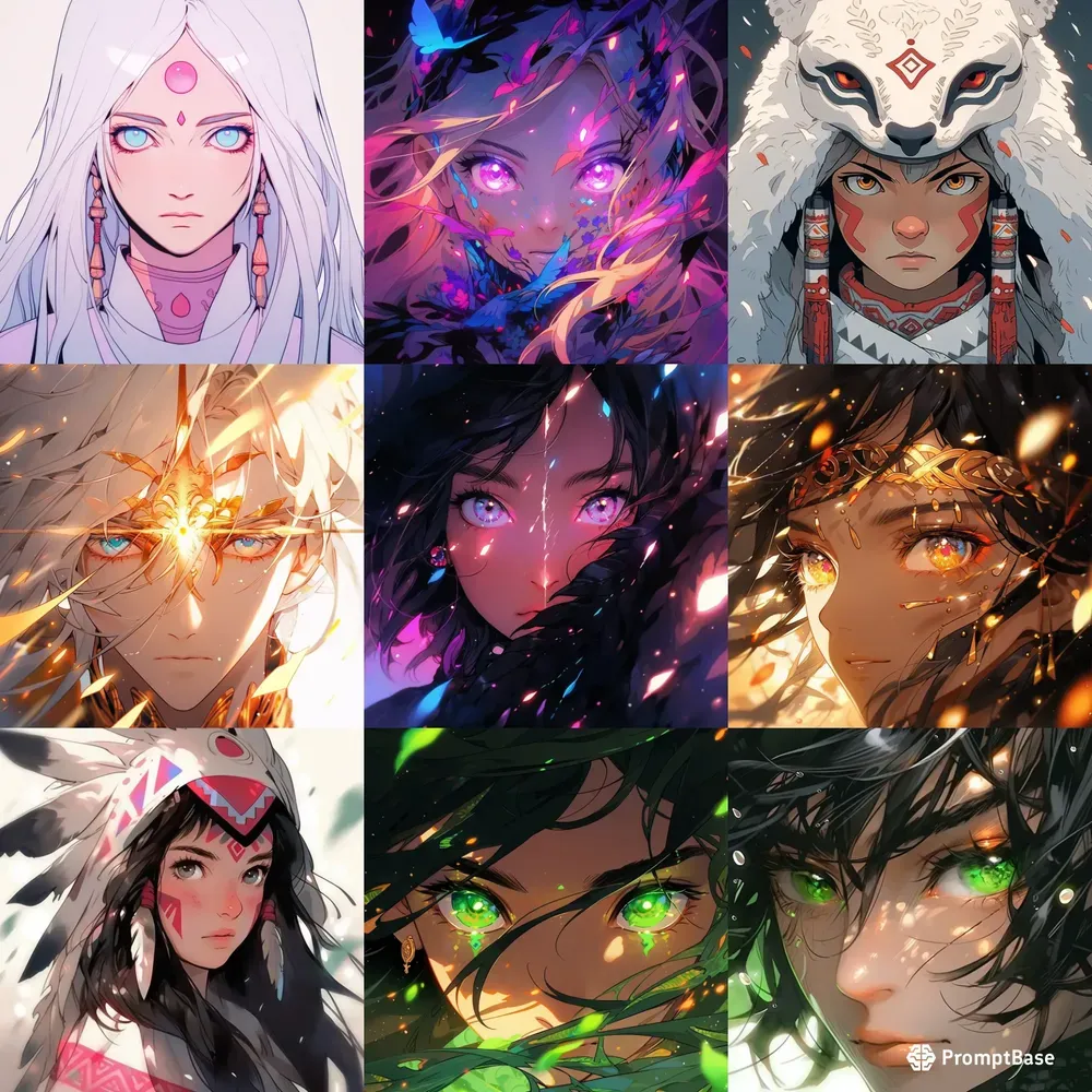 Anime Portraits Vivid Eyes Of Wonder