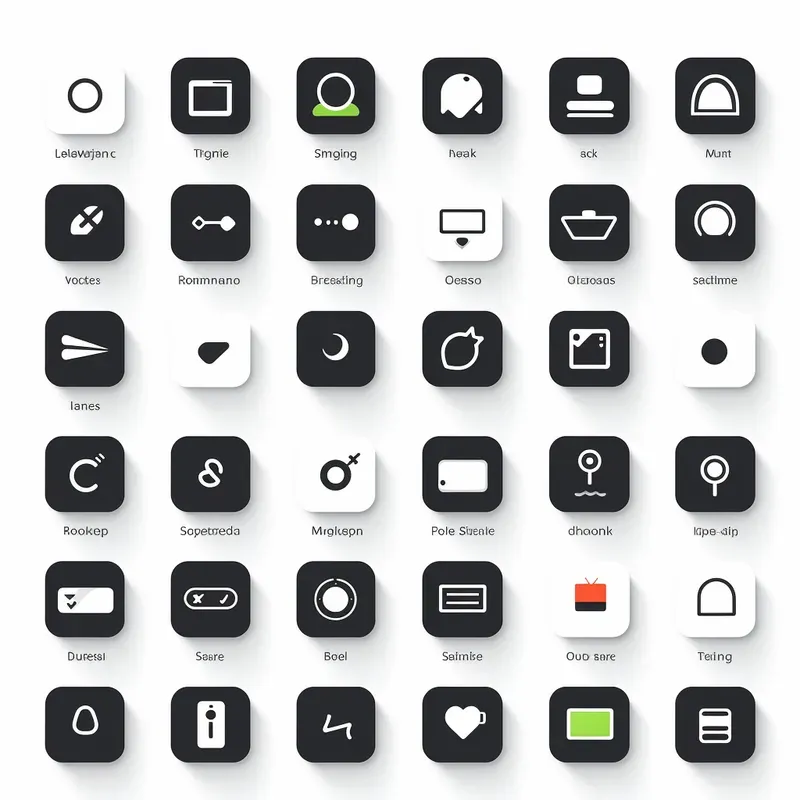 Apps And Ui Common Vectorized Icons