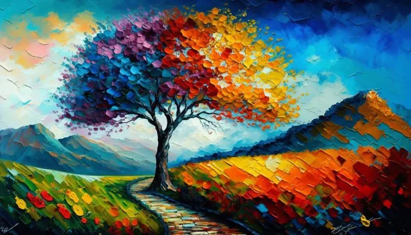 Palette Knife Painting