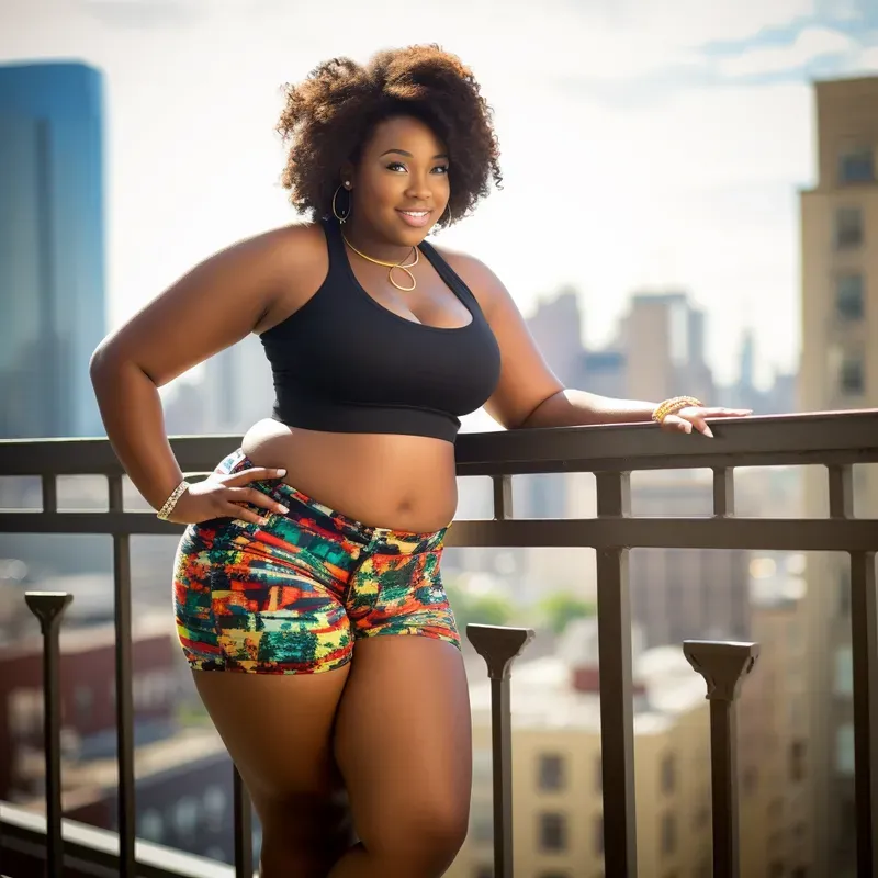 Curvy Girls On The Balconies