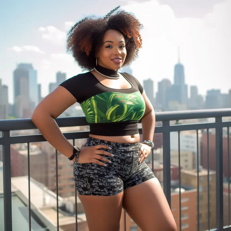 Curvy Girls On The Balconies
