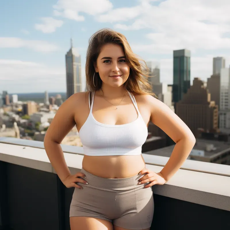 Curvy Girls On The Balconies