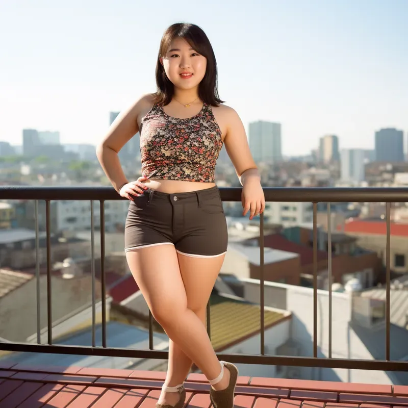 Curvy Girls On The Balconies