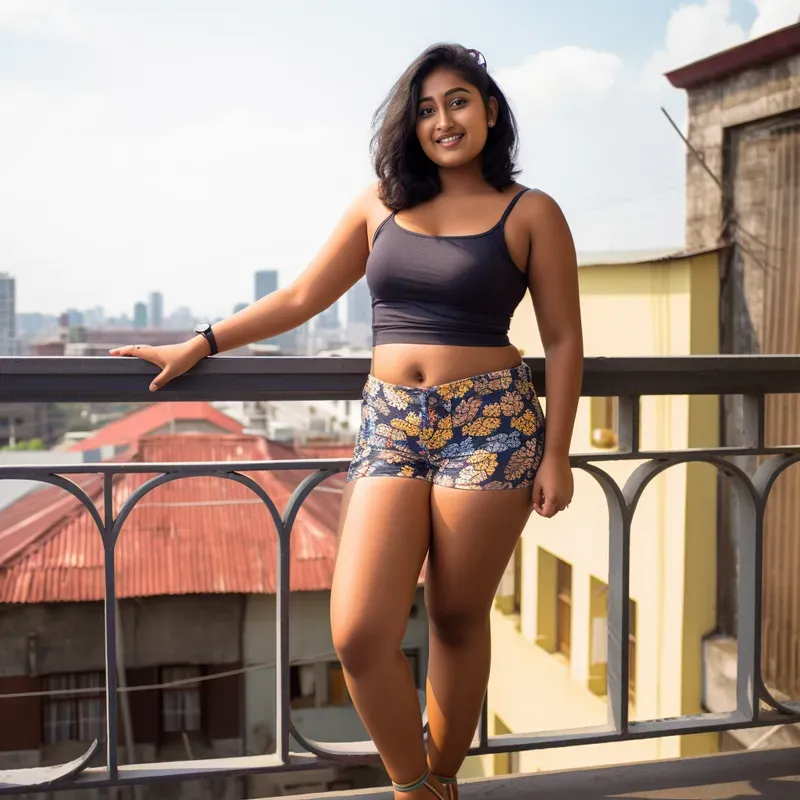 Curvy Girls On The Balconies