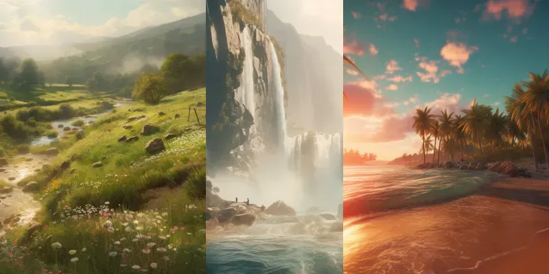 Nature Meets Art Manga And Impressionisms generated by undefined