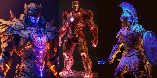 Cool Armors generated by midjourney