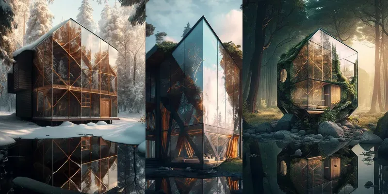 Architecture Futuristic Realistic Houses generated by undefined