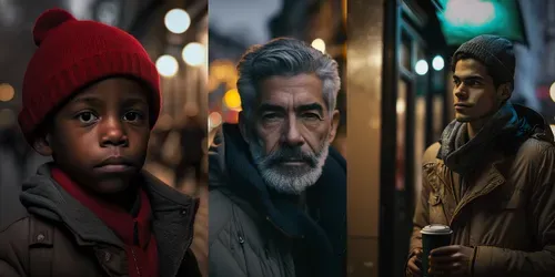 Street Style Photographs generated by midjourney