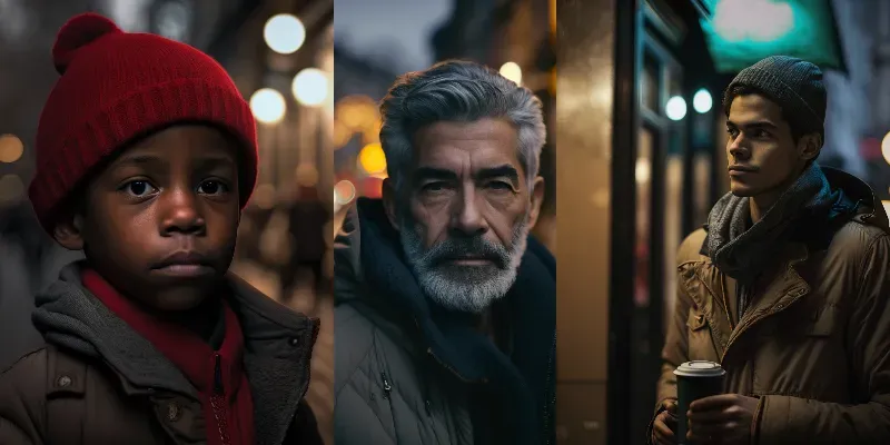 Street Style Photographs generated by undefined
