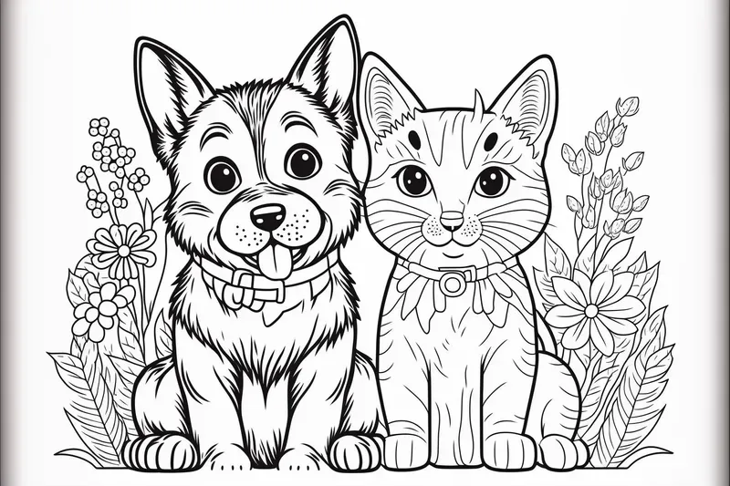 Modern Cartoon Coloring Books