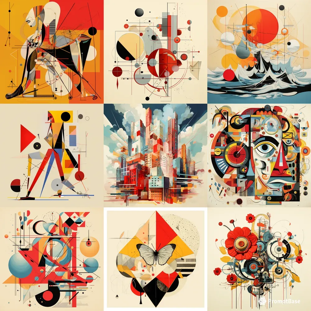 Picasso Dada Surrealism Geometric Fusions
