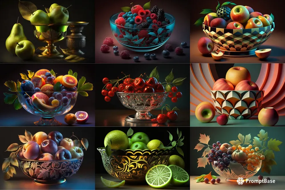 Luscious Fruit Bowls