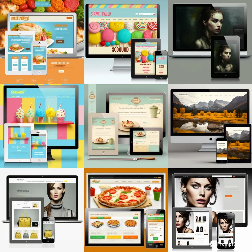 Multidevice Online Shop Web Designs