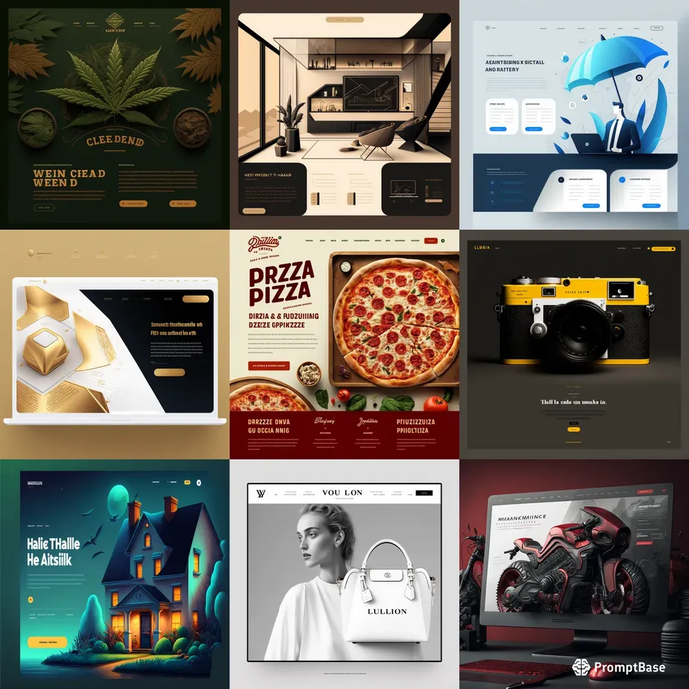 Uiux Website Graphic Design Mockups