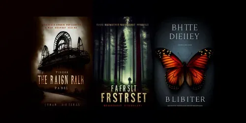 Thriller Book Covers generated by midjourney