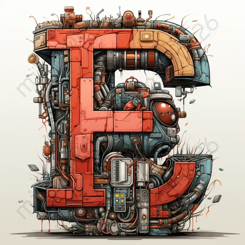 Capital Graffiti Letters 3D